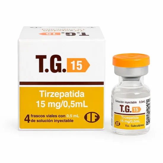 Tirzepatida TG 15MG 4 Ampolas — imagem do produto