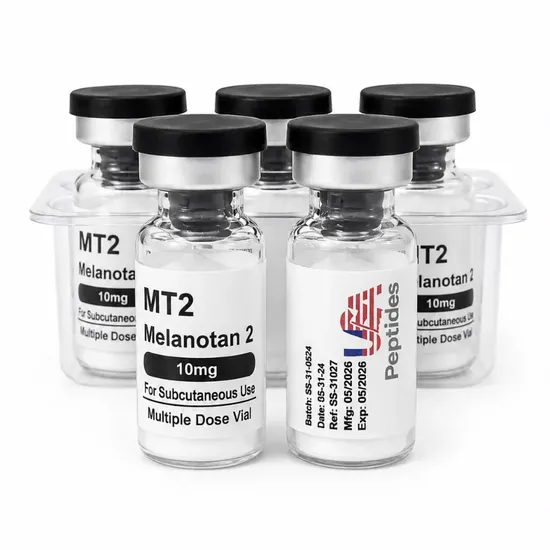 Usa Peptides- MT-2 Metanolan 2 10 MG Vial + Agua — imagem do produto