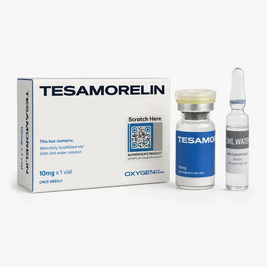 Peptideo Tesamorelin Oxygenkw 10MG (1VIAL + Agua 2ML) (Atacado) — imagem do produto