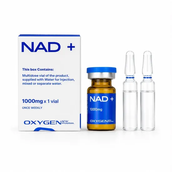 Peptideo Nad+ 1000MG Oxygenkw (1 Vial + 2 Agua 2ML) (Atacado) — imagem do produto