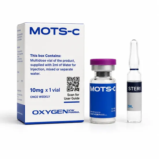 Peptideo Mots-C 10MG Oxygenkw (1 Vial + Agua 2ML) (Atacado) — imagem do produto