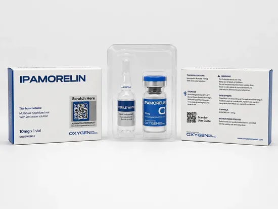 Peptideo Ipamorelin 10MG Oxygenkw (1 Vial + Agua 2ML) (Atacado) — imagem do produto