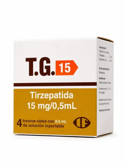 Tirzepatida TG 15MG 4 Ampolas — imagem do produto