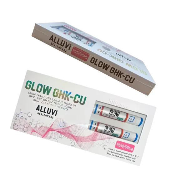 Glow GHK-Cu 50MG Alluvi Healt- BPC157 10MG/TB500 — imagem do produto