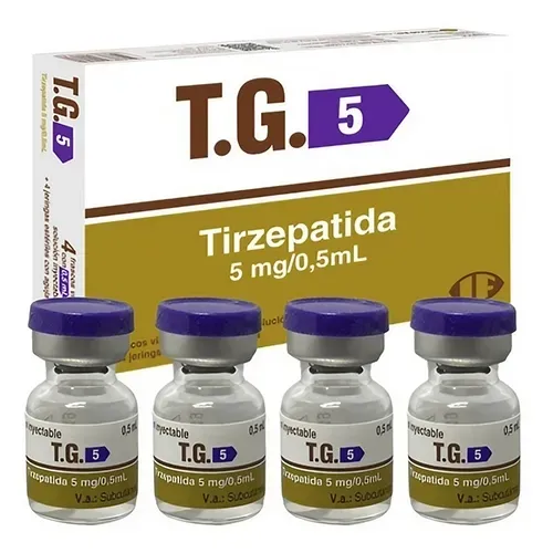 Tirzepatida TG 5MG 4 Ampolas — imagem do produto