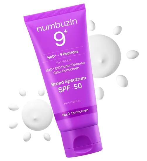 e. Numbuzin 9+ Nad+9 Peptides Protetor Solar FPS 50 - 50ML — imagem do produto