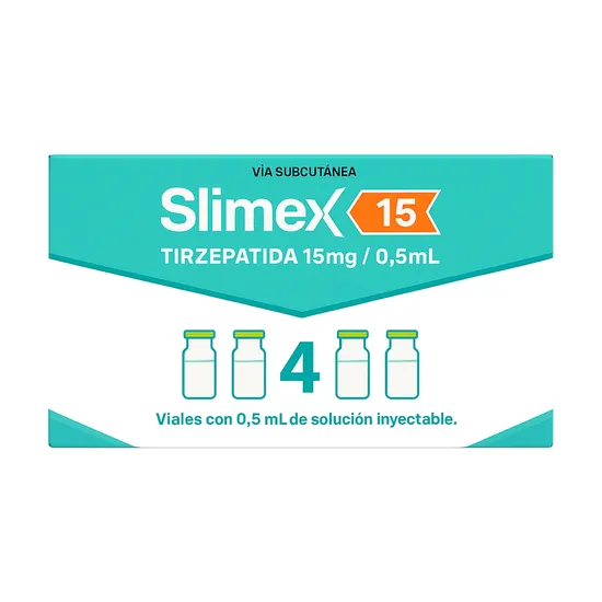 Tirzepatida Slimex 15MG 4 Ampola — imagem do produto
