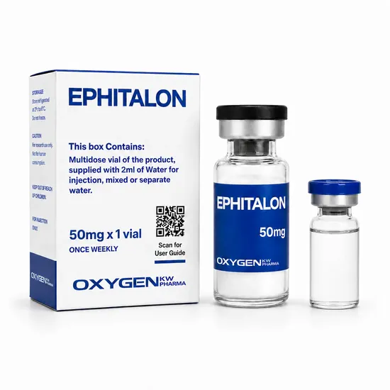 Peptideo Epitalon 50MG Oxygenkw (1 Vial + Agua 2ML) (Atacado) — imagem do produto