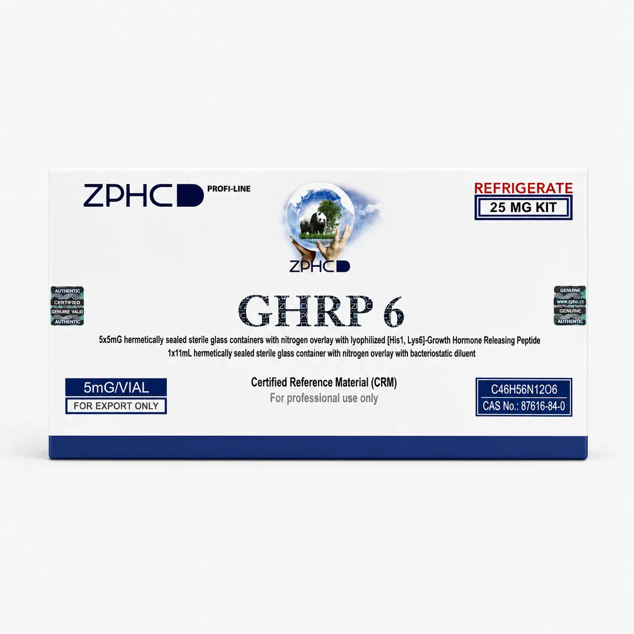 SAIDA PEP GHRP6 25 (ZPHC) — imagem do produto