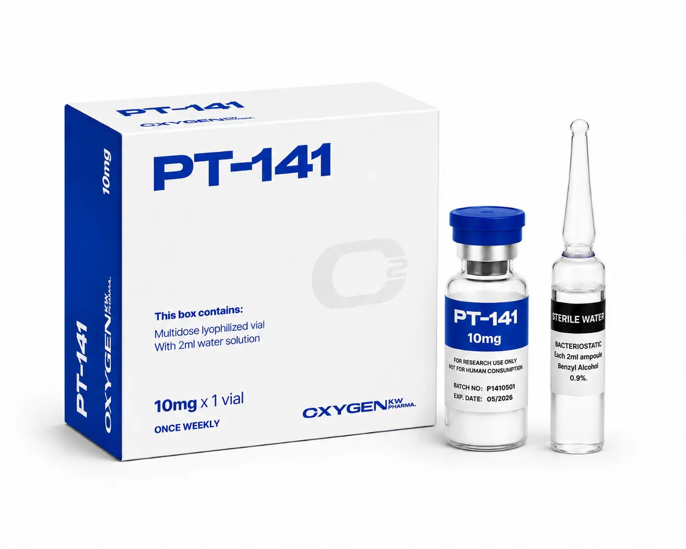 PEPTIDEOS OXYGENKW PT141 10MG — imagem do produto