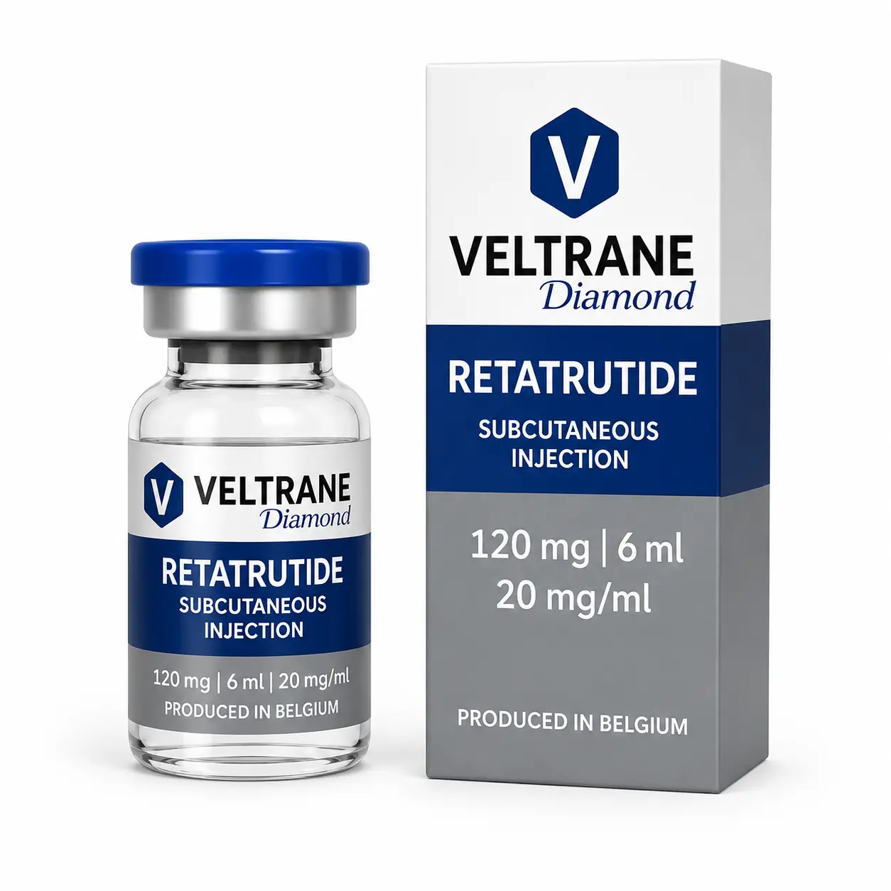 Retatrutide Veltrane 120mg (1 ampola diluida) — imagem do produto