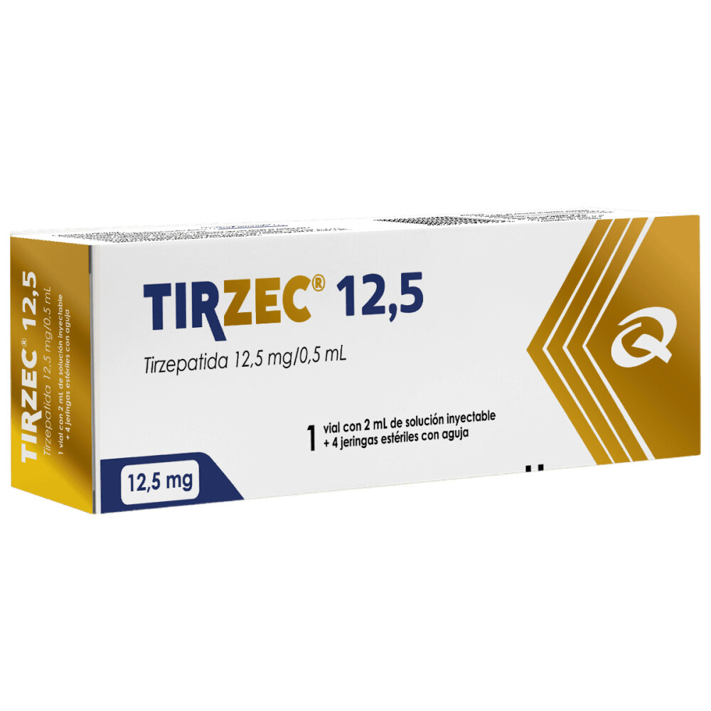 Tirzec · Tirzepatida · 12.5 mg · 4 jeringa — embalagem do produto