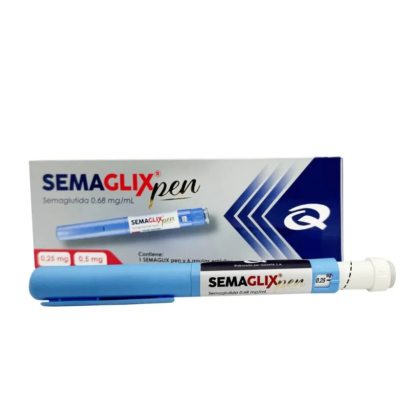 Semaglix · Semaglutida · 0.68 mg · 1 jeringa — embalagem do produto