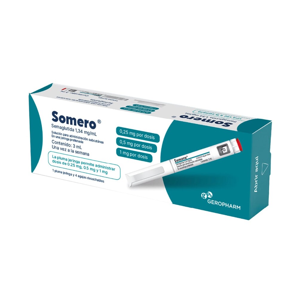 Somero · Semaglutida · 1.34 mg — embalagem do produto