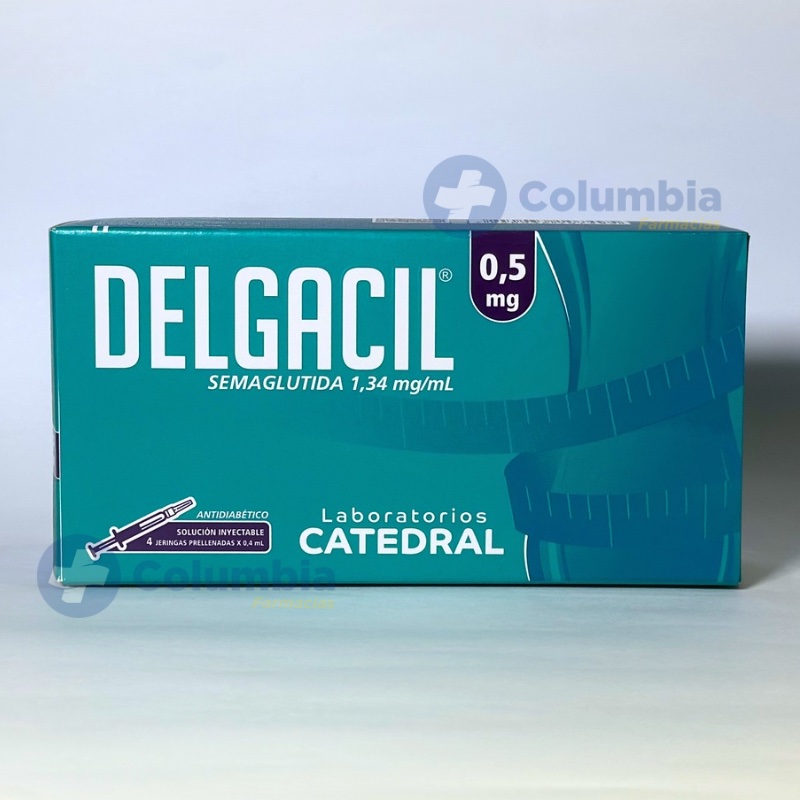 Delgacil · Semaglutida · 0.5 mg — embalagem do produto