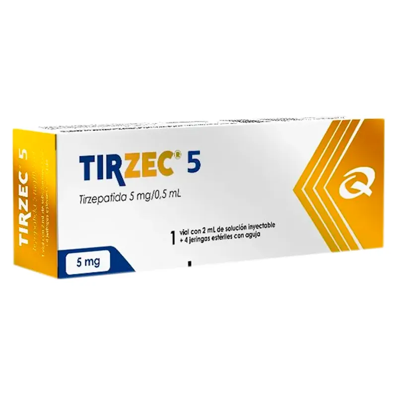 Tirzec · Tirzepatida · 5 mg · 4 jeringas — embalagem do produto