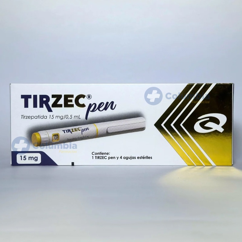Tirzec · Tirzepatida · 15 mg — embalagem do produto