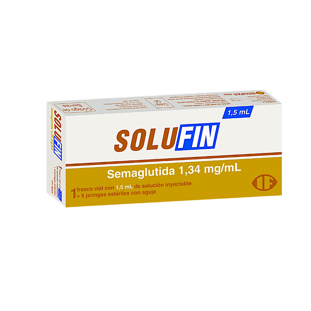 Solufin · Semaglutida — embalagem do produto
