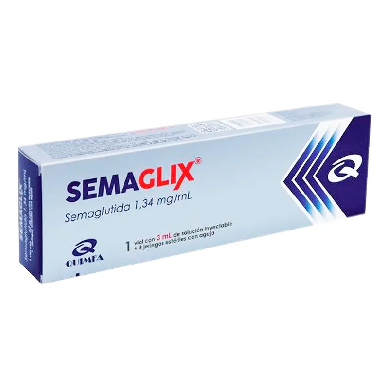 Semaglix · Semaglutida · 1.34 mg · 1 jeringa — embalagem do produto