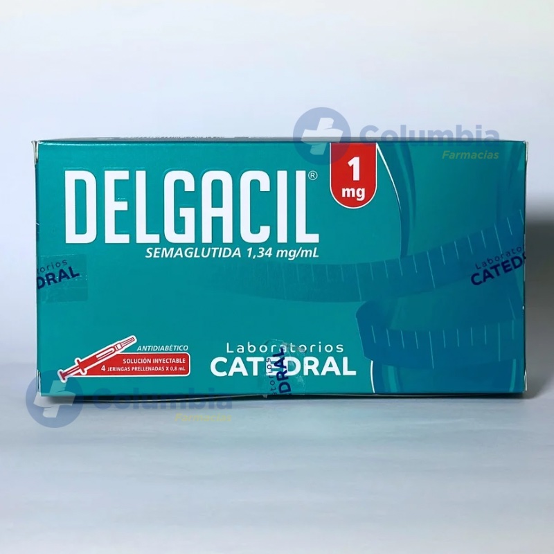 Delgacil · Semaglutida · 1 mg — embalagem do produto