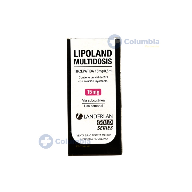 Lipoland · Tirzepatida · 15 mg — embalagem do produto