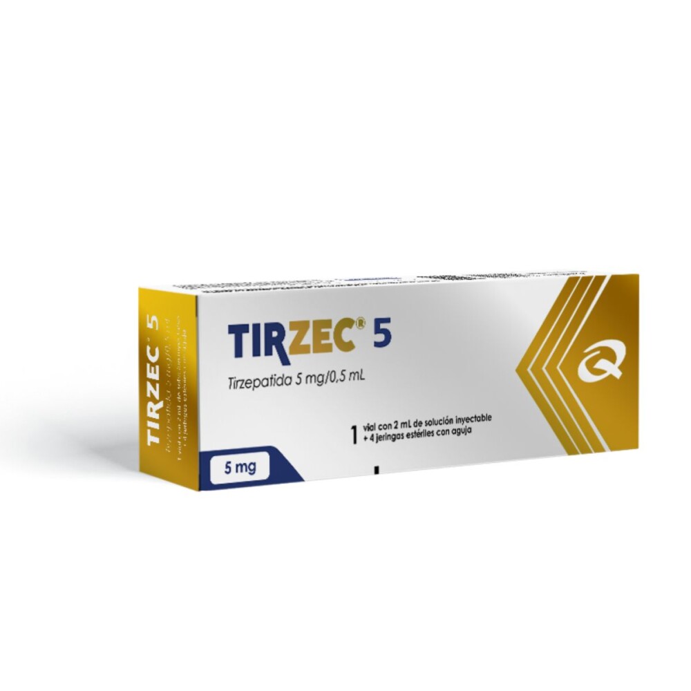 Tirzec · Tirzepatida · 5 mg · 4 jeringas — embalagem do produto