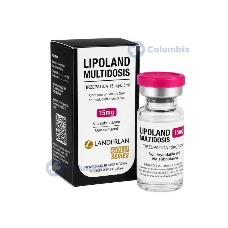 Lipoland · Tirzepatida · 15 mg — embalagem do produto