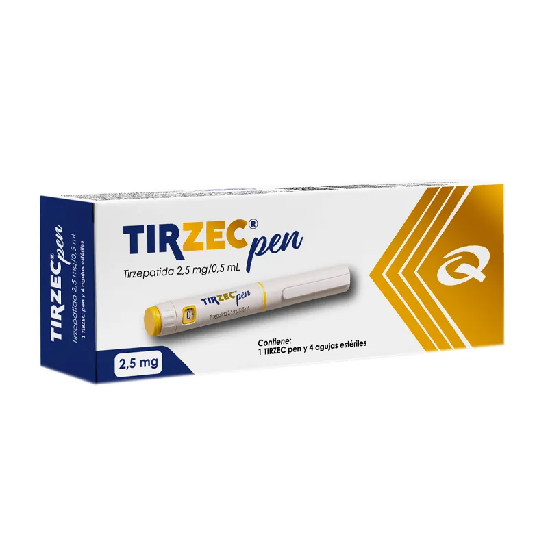 Tirzec · Tirzepatida · 2.5 mg — embalagem do produto