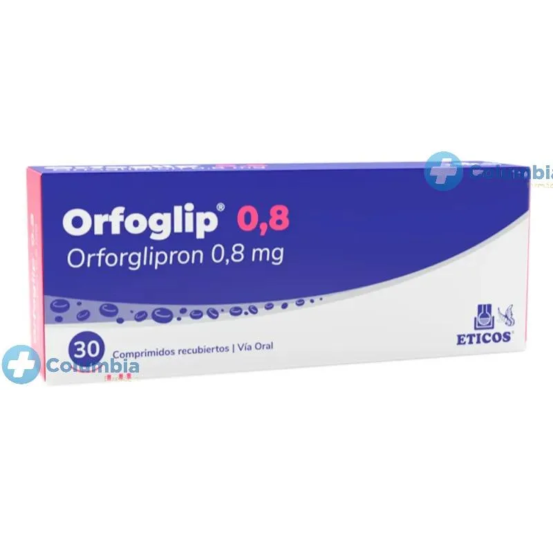 Orfoglip · Orforgliprona · 0.8 mg — embalagem do produto