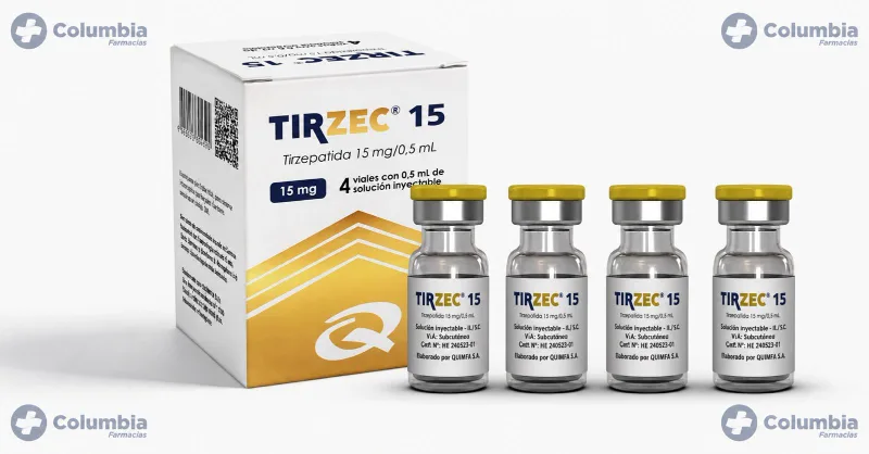 Tirzec · 15 mg — embalagem do produto