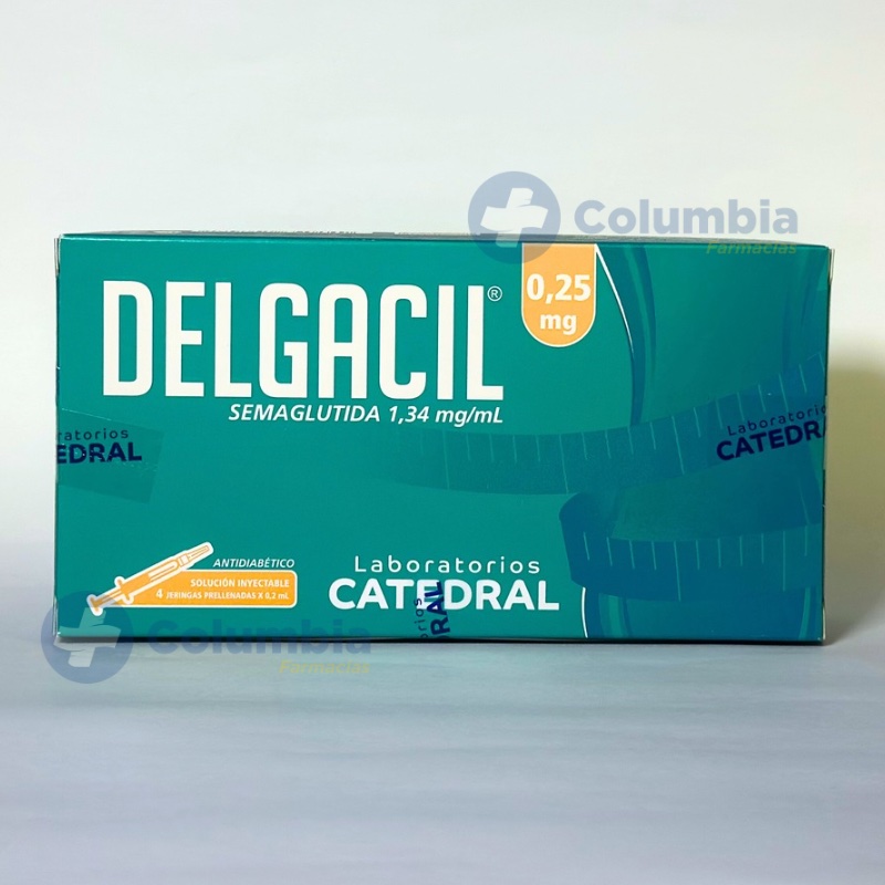 Delgacil · Semaglutida · 1.34 mg — embalagem do produto