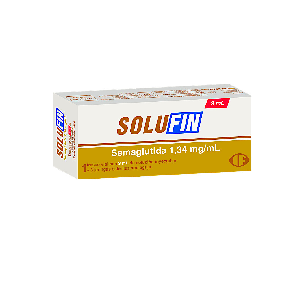 Solufin · Semaglutida — embalagem do produto