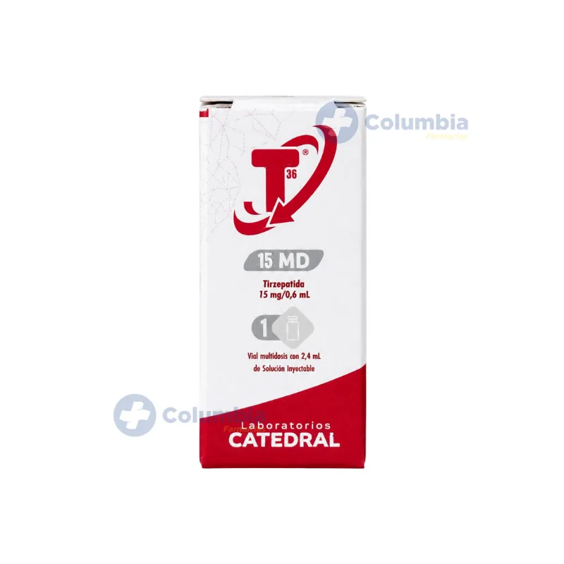 T36 · Tirzepatida · 15 mg — embalagem do produto