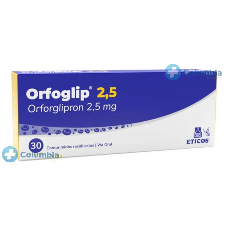Orfoglip · Orforgliprona · 2.5 mg — embalagem do produto