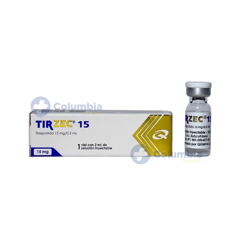 Tirzec · Tirzepatida · 15 mg — embalagem do produto
