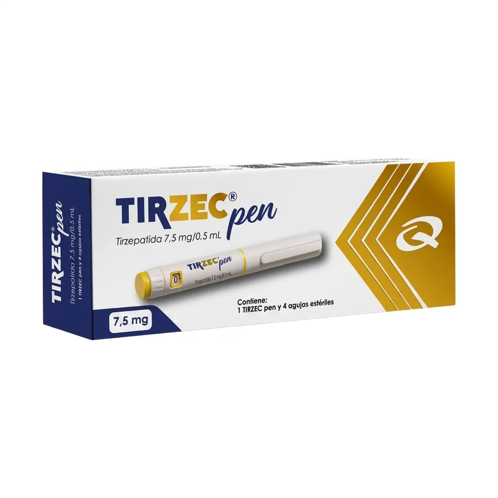Tirzec · Tirzepatida · 7.5 mg — embalagem do produto