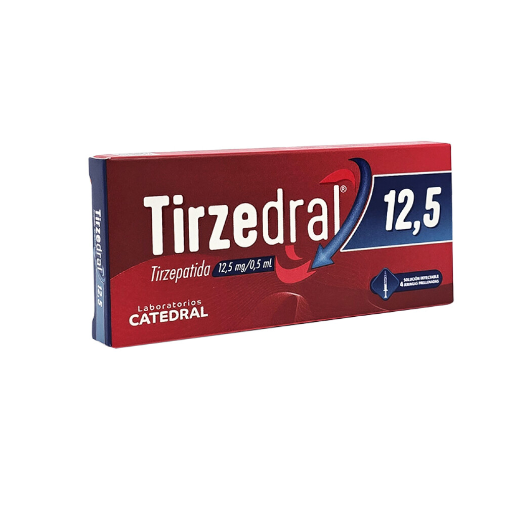 Tirzedral · Tirzepatida · 12.5 mg · 4 jeringa — embalagem do produto