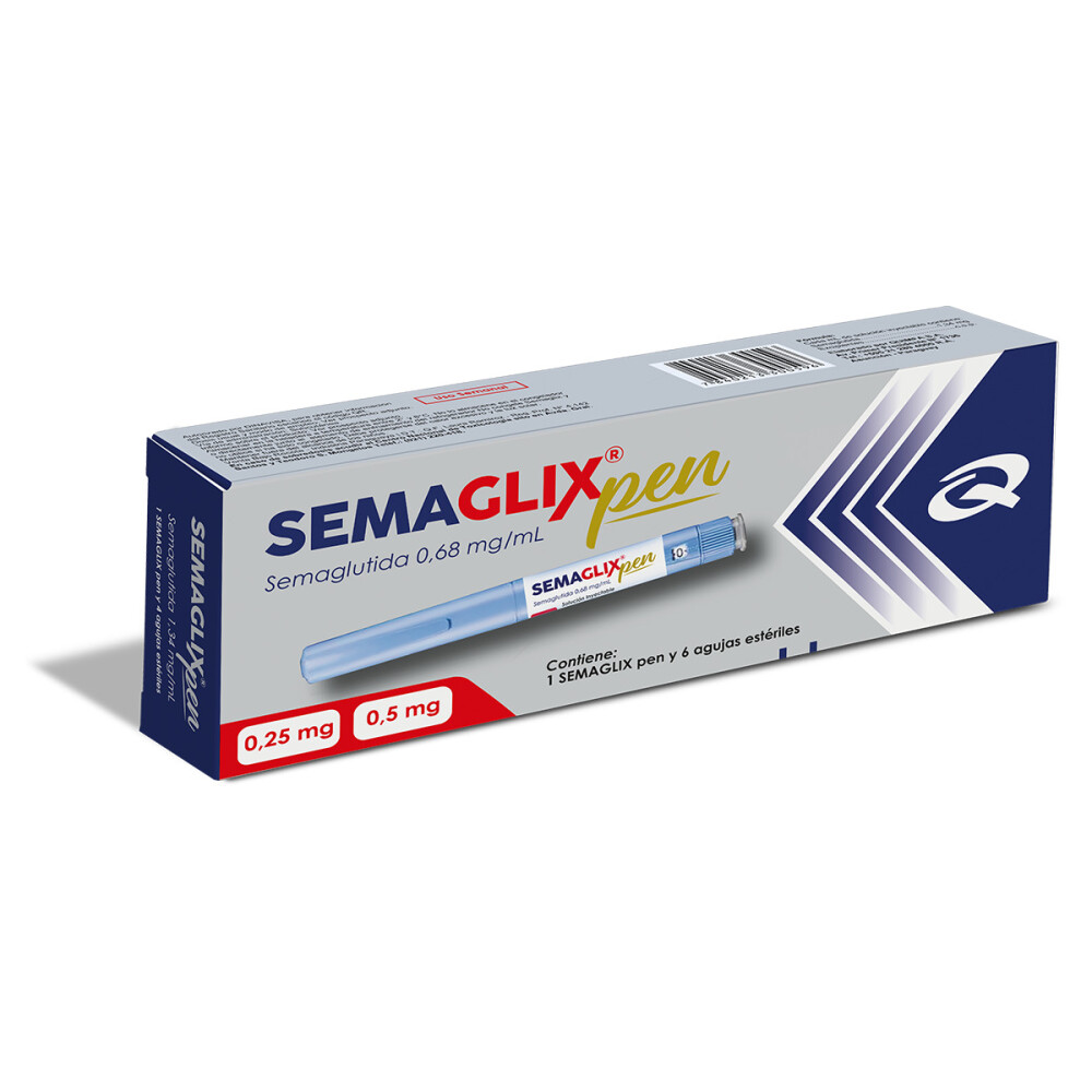 Semaglix · Semaglutida · 0.50 mg — embalagem do produto
