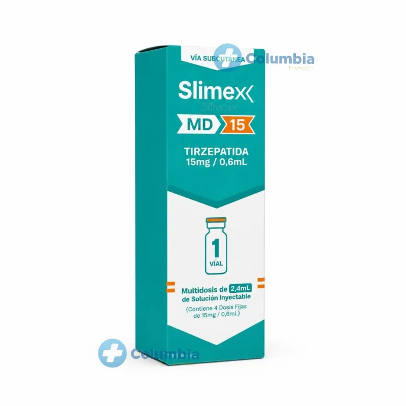 Slimex · Tirzepatida · 15 mg — embalagem do produto